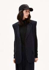 AAVEST PINSTRIPE | night sky-white