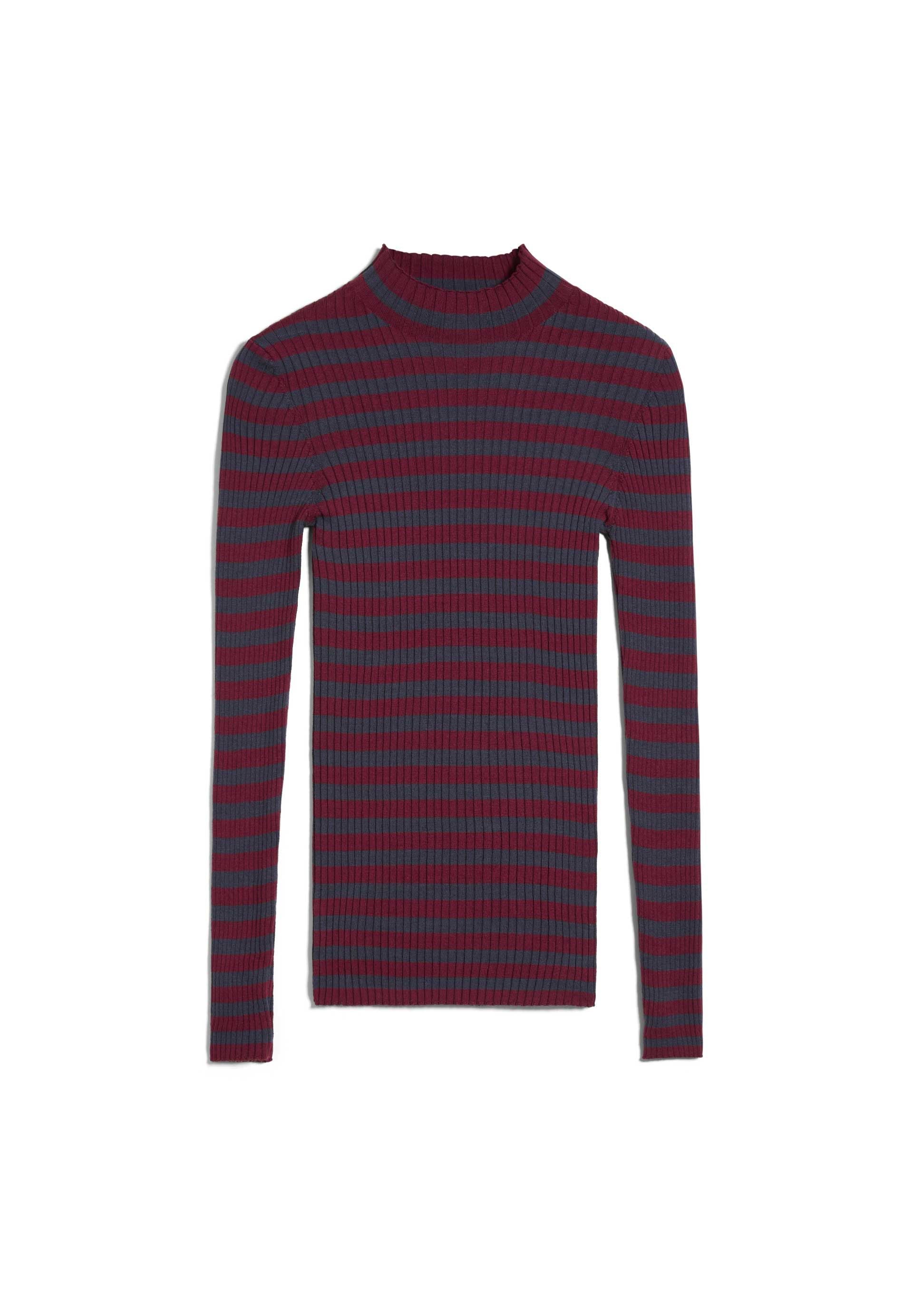 ALAANIA STRIPED | ruby red-indigo