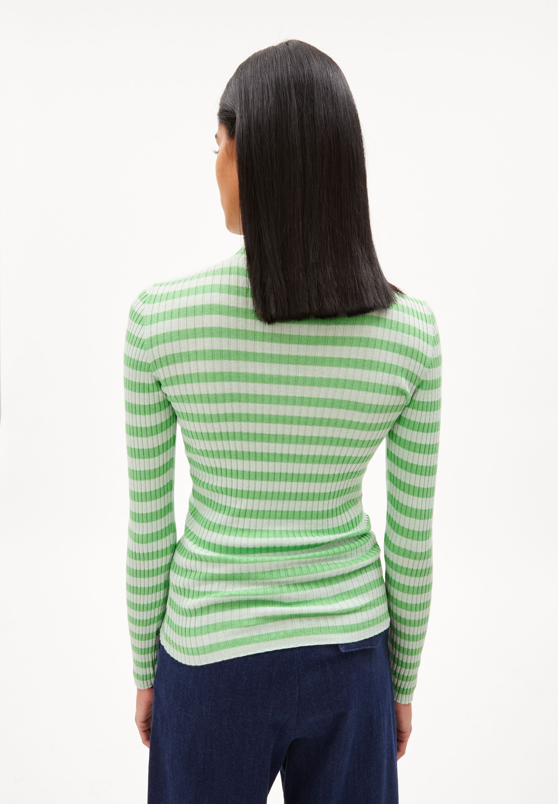 ALAANIA STRIPED | light apple neon-apple neon
