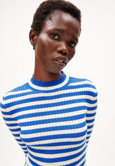 ALAANIA STRIPED | warm blue-oatmilk