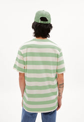 AADONI BOLD STRIPES | smith green-oatmilk
