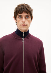 AGAAMON STRICKJACKE | dark cranberry