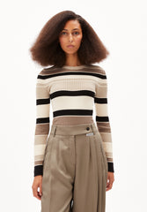 ALAANIA COLLEGE STRIPE | sandstone