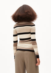 ALAANIA COLLEGE STRIPE | sandstone