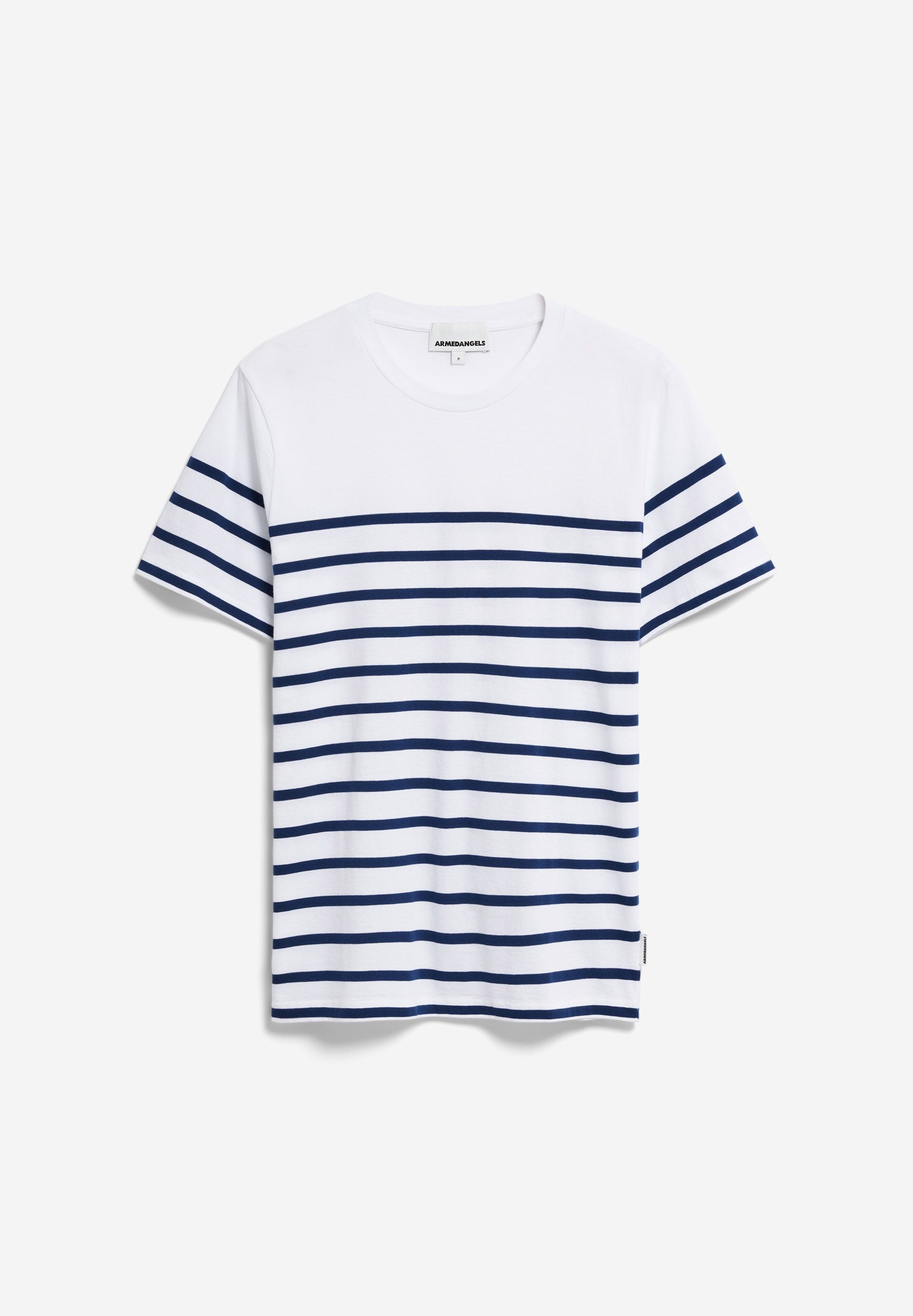 AADROS STRIPES | white-faded indigo