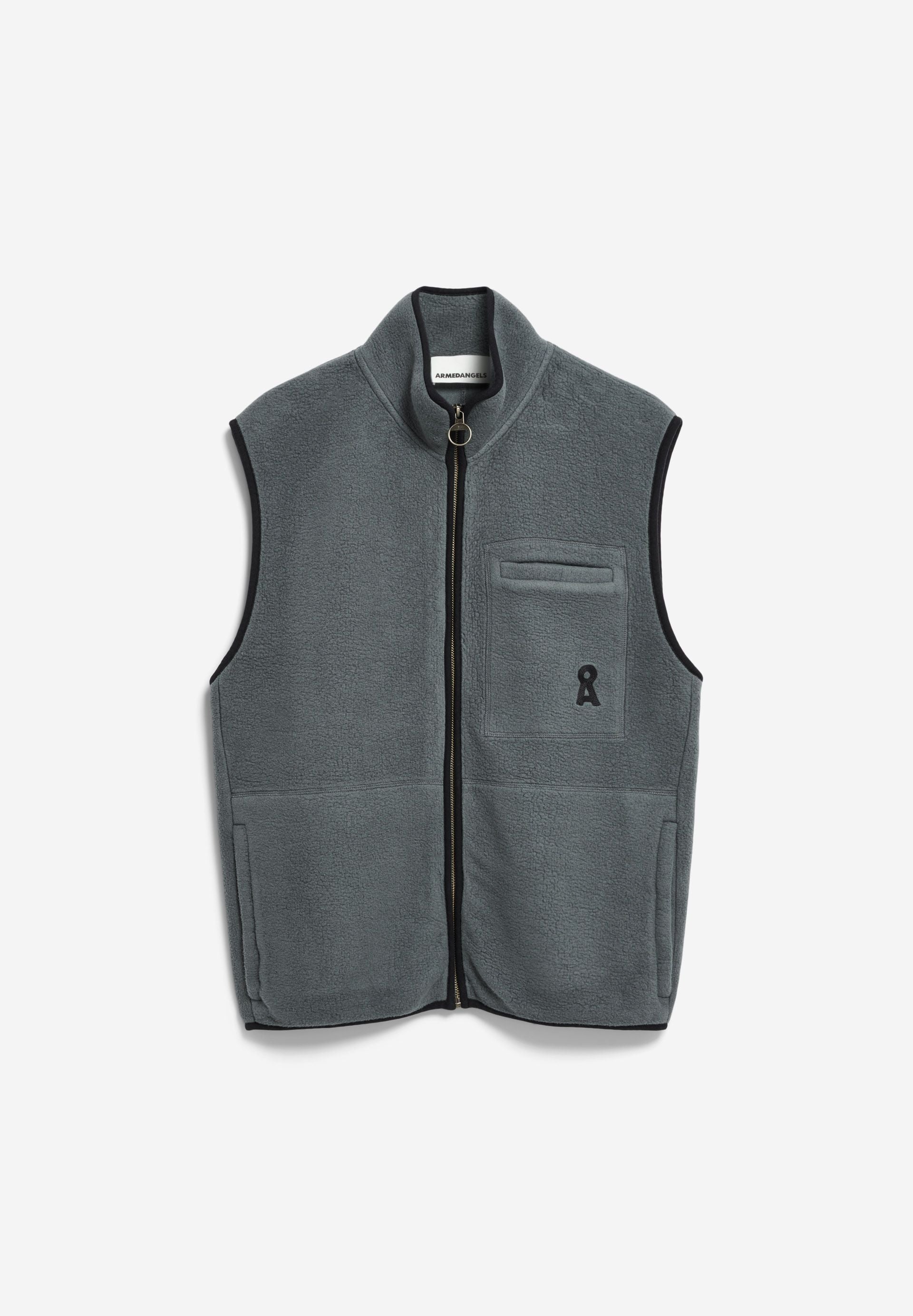 AABLEO FLEECE VEST | space steel