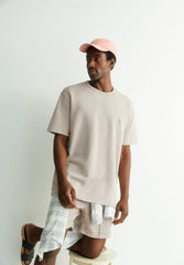 AADRU SWEAT GMT DYE | sand stone washed