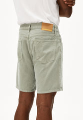 AARVO JEANS-SHORTS | seagreen
