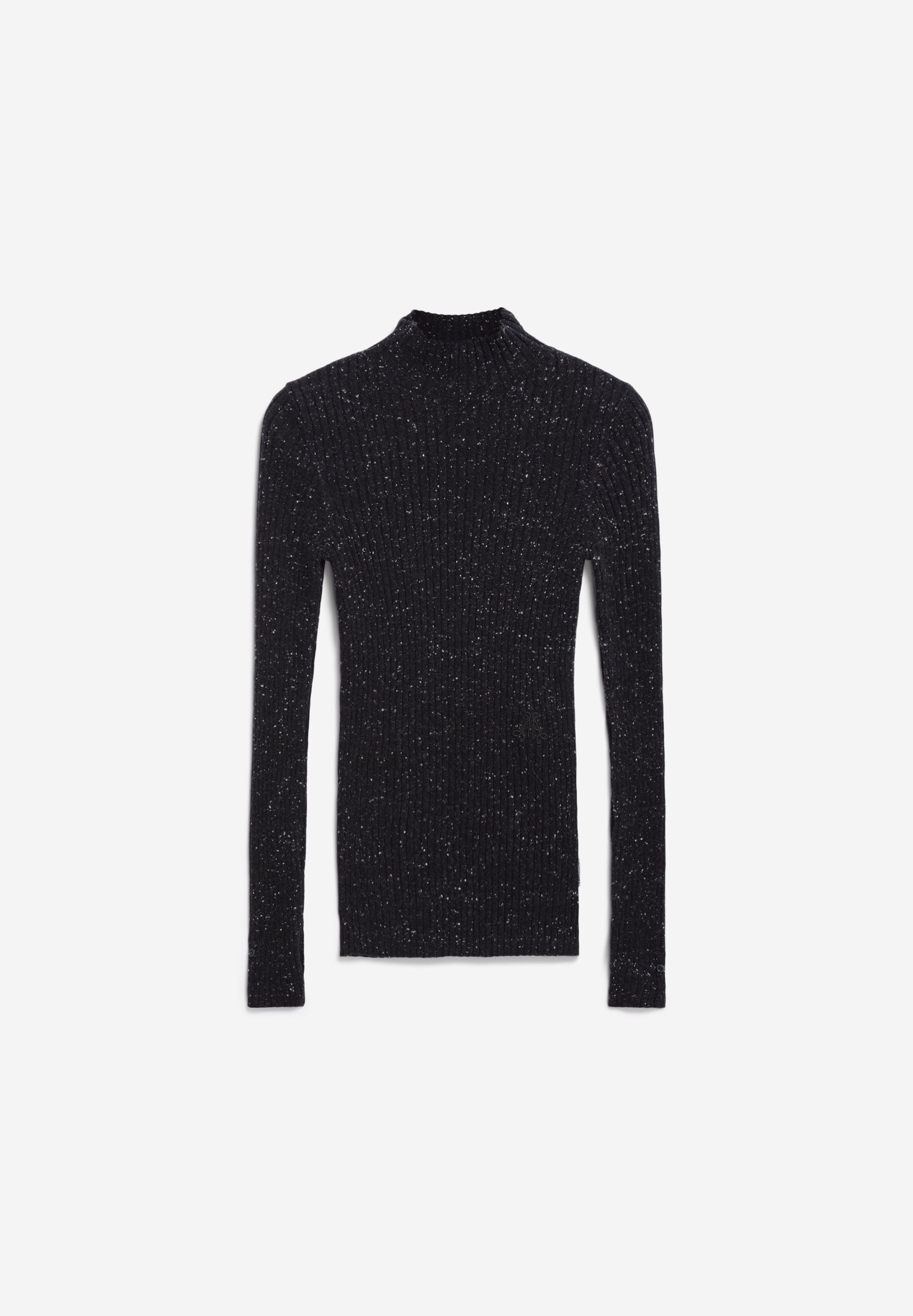ALAANIA TWEED | black-oatmilk