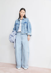 AALTHEA MID WAIST BARREL JEANS | barrea