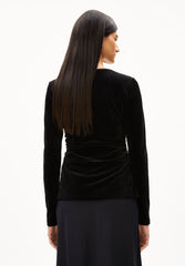 ADAAJA LORA VELVET | black