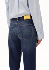 AAIKALA HIGH WAIST SELVEDGE JEANS | midnight air